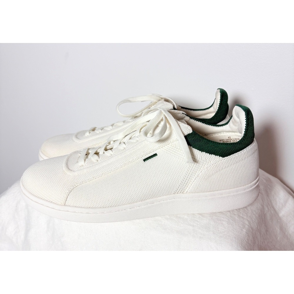 Vivaia V Prime Recycled Knit Sneakers White Green Knit Womens EU 42 US 11.5